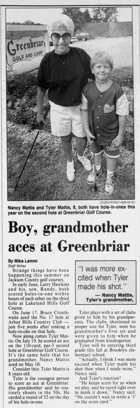 Greenbriar Golf Course (Greenbriar Golf & RV Park) - Aug 1993 Article (newer photo)